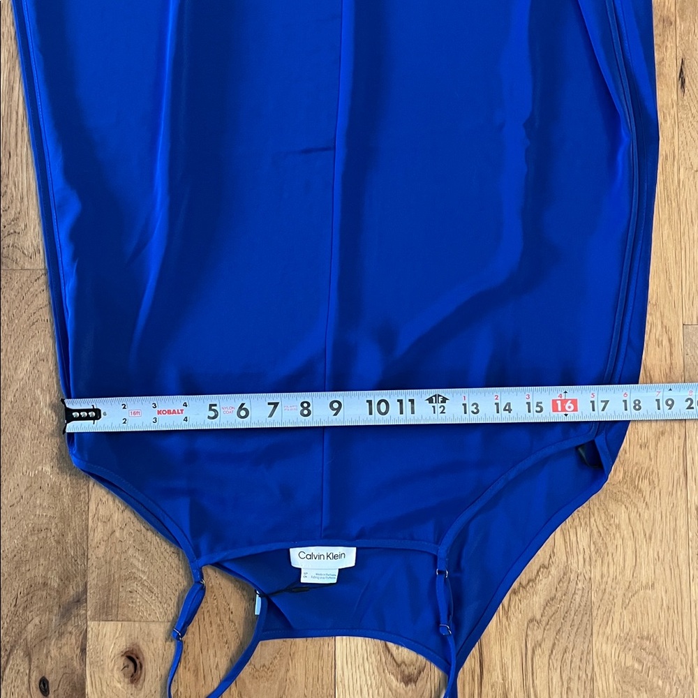 Calvin Klein Blue Slip Dress - Picture 5 of 8